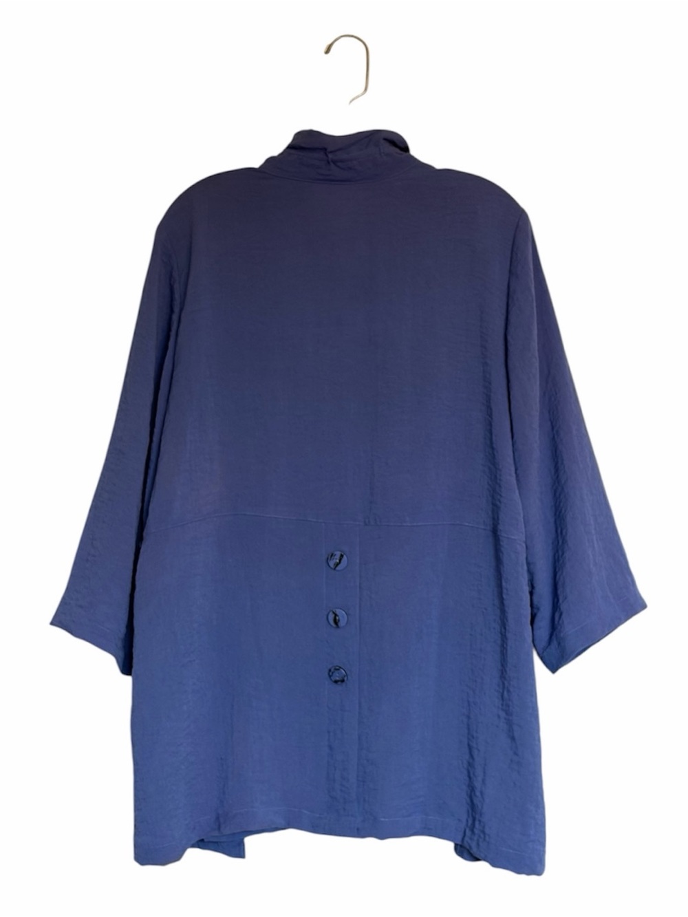 Habitat Clothes To Live In Crinkle Textured Tunic Top L - Picture 2 of 7